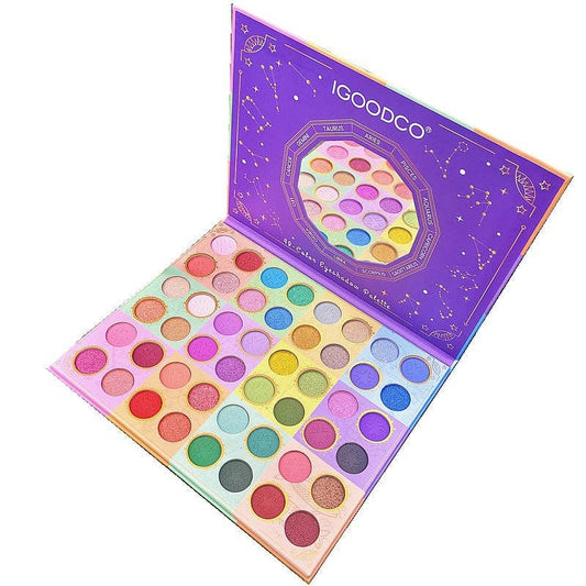 Palette de fards à paupières scintillants