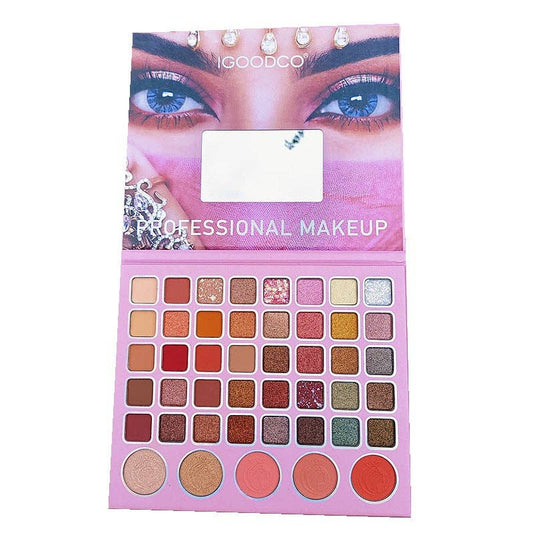 Fard à paupières mat à paillettes dans des tons de terre