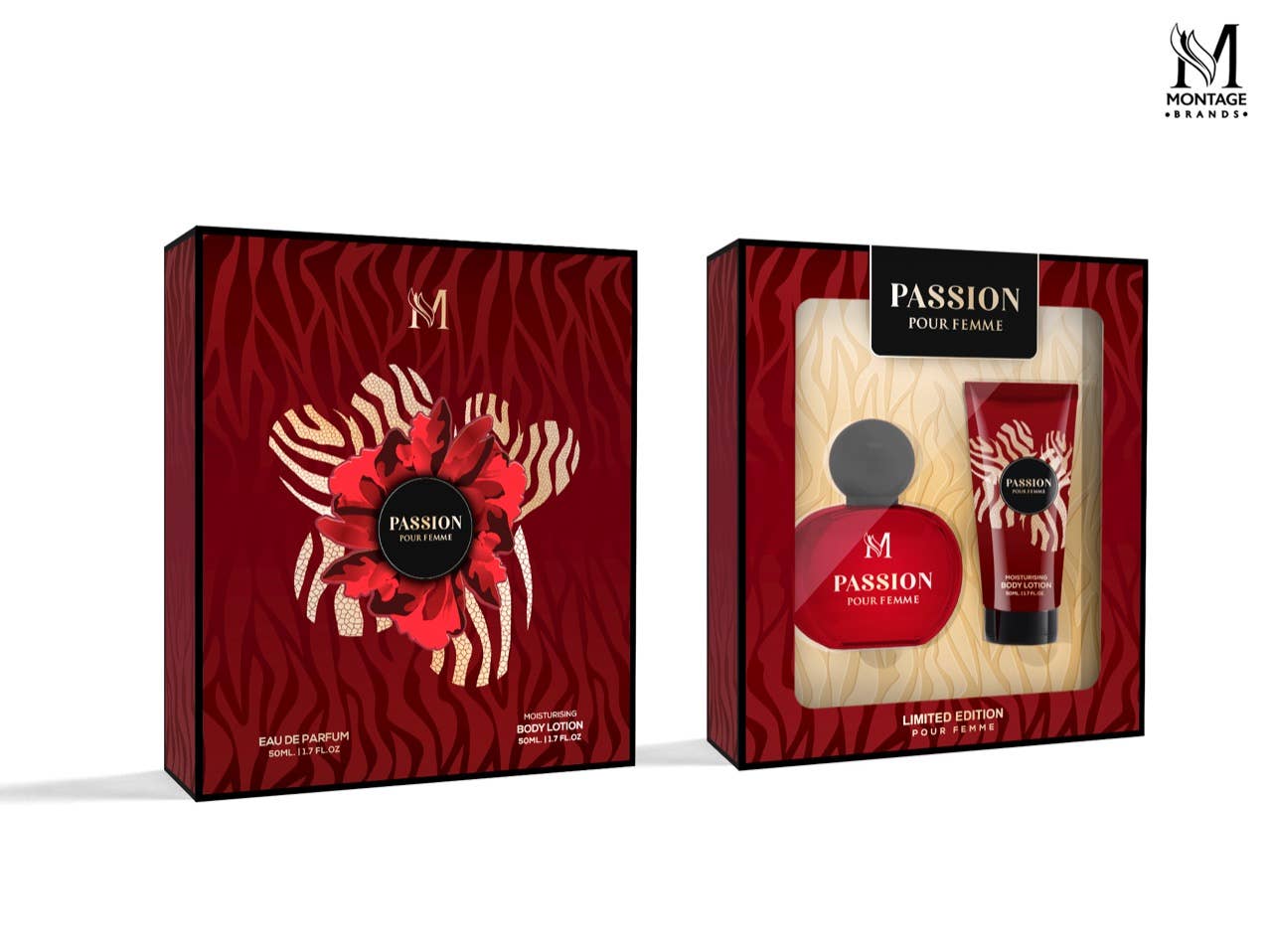 SET DE PARFUM PASSION FEMME 50 ML
