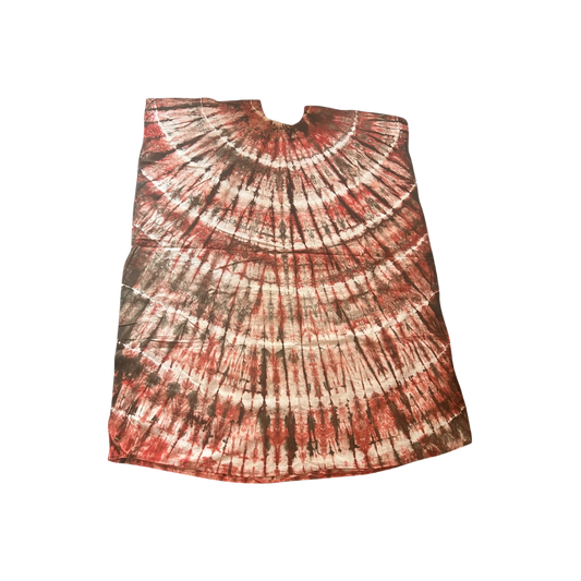 Boubou marron ondulé