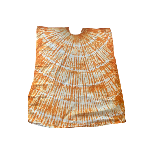 Boubou Orange Ondulé