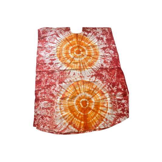 Boubou Rouge Orangé